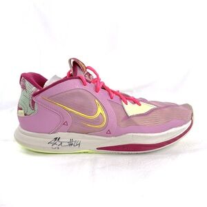 Nike Kyrie 5 Low Orchid Men Size 9.5 Yellow Strike Light Green Basketball Shoe